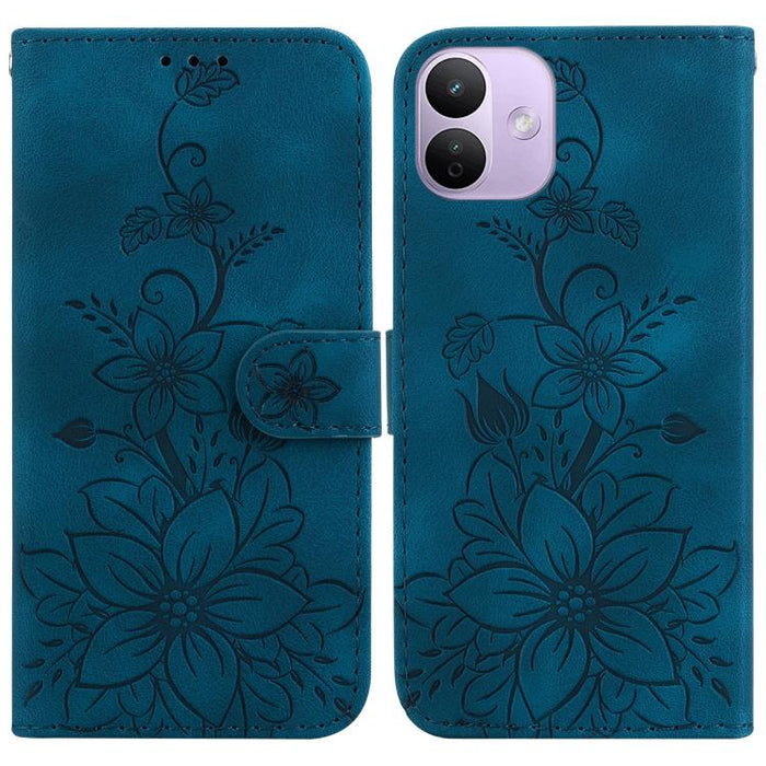 Funda para teléfono de piel con relieve Lily, For Redmi A7 Pro 4G / 5G 171mm / Poco C85x 5G, For Redmi 15a 5G, For Redmi Turbo 5 Max 5G / Poco X8 Pro Max 5G, For Redmi Turbo 5 5G / Poco X8 Pro 5G, For Redmi Note 15 Pro+ 5G 163.3mm / Poco M8 Pro 5G     ...