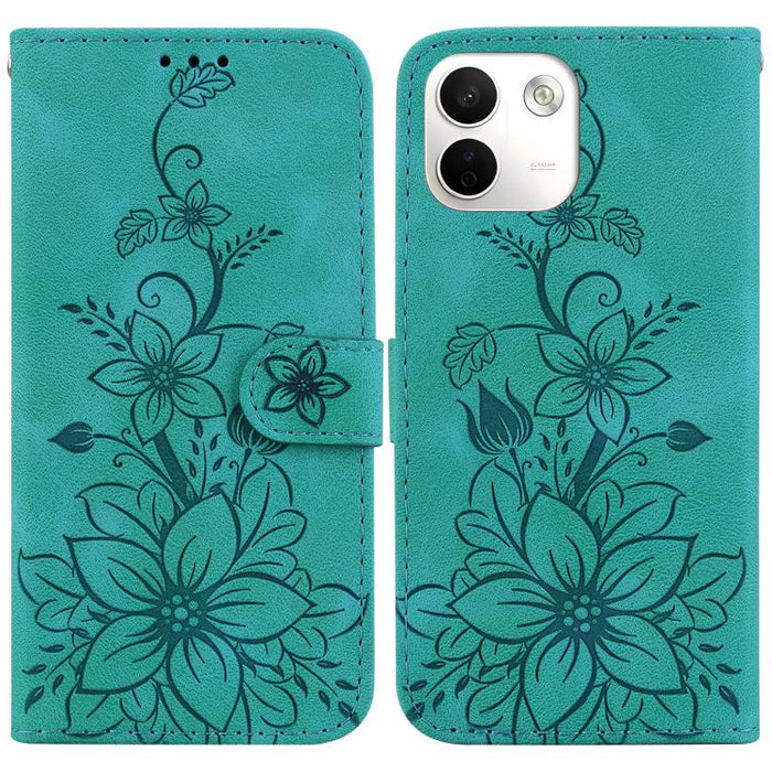Funda para teléfono de piel con relieve Lily, For Redmi A7 Pro 4G / 5G 171mm / Poco C85x 5G, For Redmi 15a 5G, For Redmi Turbo 5 Max 5G / Poco X8 Pro Max 5G, For Redmi Turbo 5 5G / Poco X8 Pro 5G, For Redmi Note 15 Pro+ 5G 163.3mm / Poco M8 Pro 5G     ...