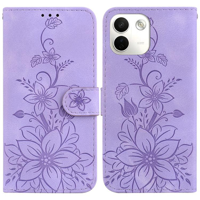 Funda para teléfono de piel con relieve Lily, For Redmi A7 Pro 4G / 5G 171mm / Poco C85x 5G, For Redmi 15a 5G, For Redmi Turbo 5 Max 5G / Poco X8 Pro Max 5G, For Redmi Turbo 5 5G / Poco X8 Pro 5G, For Redmi Note 15 Pro+ 5G 163.3mm / Poco M8 Pro 5G     ...
