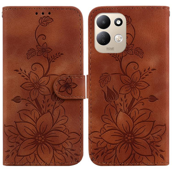 Funda para teléfono de piel con relieve Lily, For Redmi A7 Pro 4G / 5G 171mm / Poco C85x 5G, For Redmi 15a 5G, For Redmi Turbo 5 Max 5G / Poco X8 Pro Max 5G, For Redmi Turbo 5 5G / Poco X8 Pro 5G, For Redmi Note 15 Pro+ 5G 163.3mm / Poco M8 Pro 5G     ...