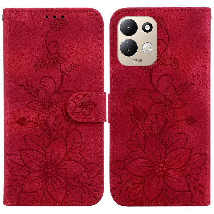 Funda para teléfono de piel con relieve Lily, For Redmi A7 Pro 4G / 5G 171mm / Poco C85x 5G, For Redmi 15a 5G, For Redmi Turbo 5 Max 5G / Poco X8 Pro Max 5G, For Redmi Turbo 5 5G / Poco X8 Pro 5G, For Redmi Note 15 Pro+ 5G 163.3mm / Poco M8 Pro 5G     ...