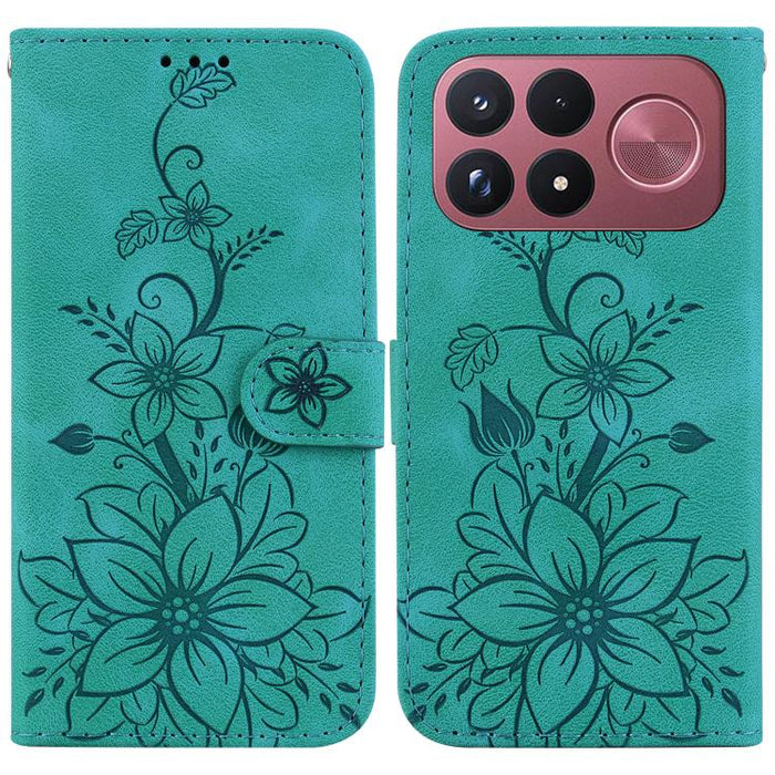 Funda para teléfono de piel con relieve Lily, For Redmi A7 Pro 4G / 5G 171mm / Poco C85x 5G, For Redmi 15a 5G, For Redmi Turbo 5 Max 5G / Poco X8 Pro Max 5G, For Redmi Turbo 5 5G / Poco X8 Pro 5G, For Redmi Note 15 Pro+ 5G 163.3mm / Poco M8 Pro 5G     ...
