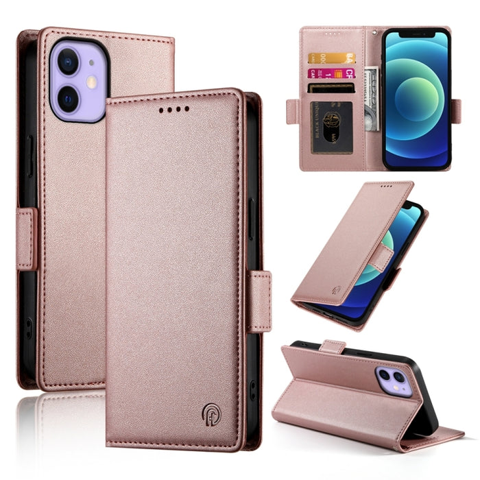 Funda para teléfono de cuero esmerilado magnético con hebilla lateral, For iPhone 12 mini, For iPhone 11 Pro Max, For iPhone 11, For iPhone 11 Pro, For iPhone X / XS, For iPhone XR, For iPhone XS Max, For iPhone 8 Plus / 7 Plus