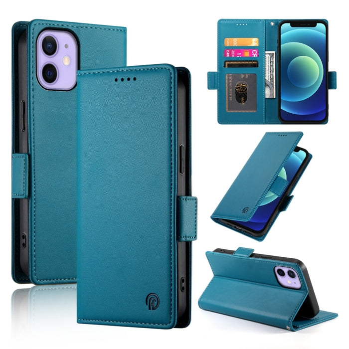 Funda para teléfono de cuero esmerilado magnético con hebilla lateral, For iPhone 12 mini, For iPhone 11 Pro Max, For iPhone 11, For iPhone 11 Pro, For iPhone X / XS, For iPhone XR, For iPhone XS Max, For iPhone 8 Plus / 7 Plus