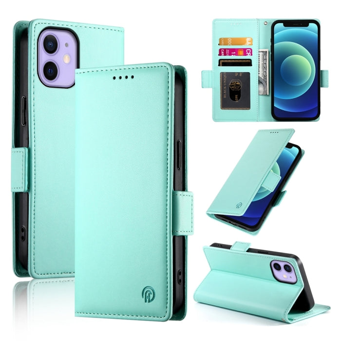 Funda para teléfono de cuero esmerilado magnético con hebilla lateral, For iPhone 12 mini, For iPhone 11 Pro Max, For iPhone 11, For iPhone 11 Pro, For iPhone X / XS, For iPhone XR, For iPhone XS Max, For iPhone 8 Plus / 7 Plus