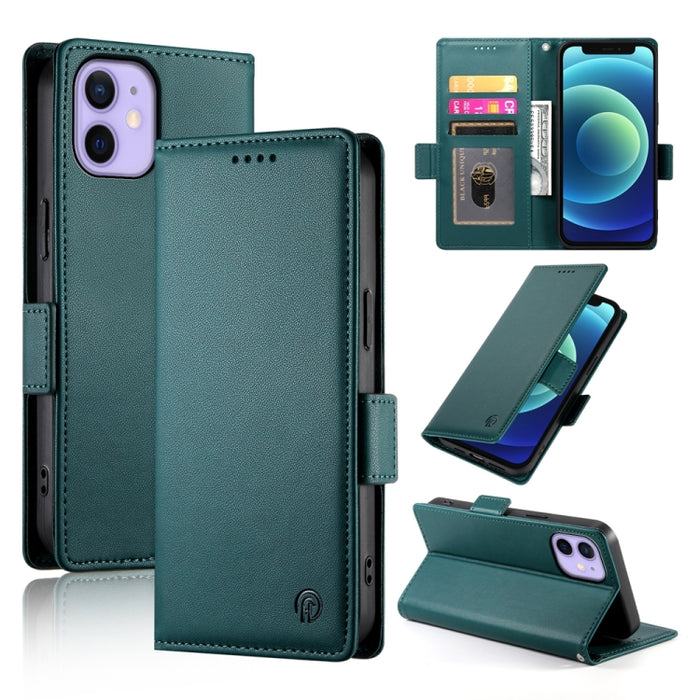 Funda para teléfono de cuero esmerilado magnético con hebilla lateral, For iPhone 12 mini, For iPhone 11 Pro Max, For iPhone 11, For iPhone 11 Pro, For iPhone X / XS, For iPhone XR, For iPhone XS Max, For iPhone 8 Plus / 7 Plus