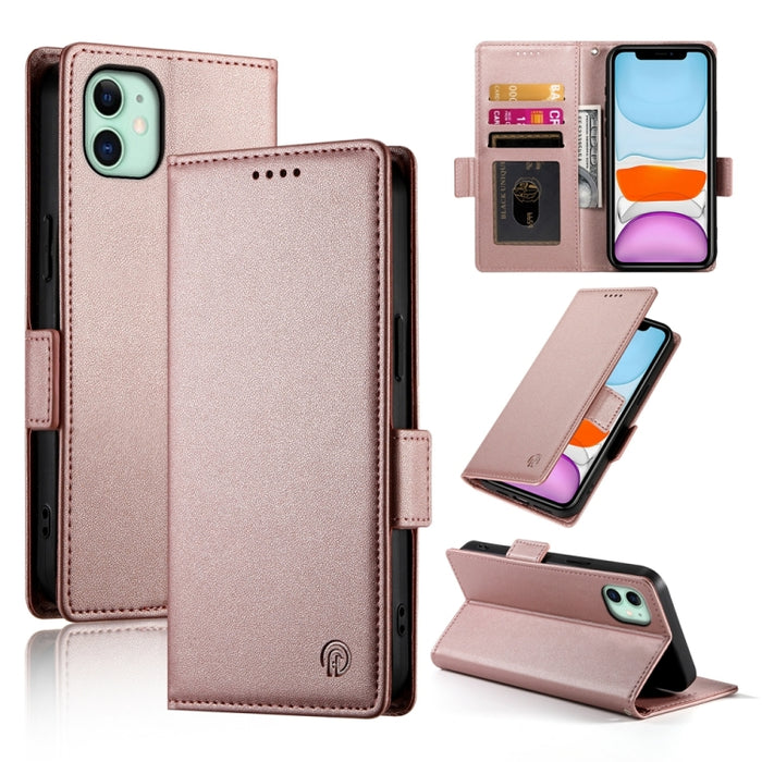 Funda para teléfono de cuero esmerilado magnético con hebilla lateral, For iPhone 12 mini, For iPhone 11 Pro Max, For iPhone 11, For iPhone 11 Pro, For iPhone X / XS, For iPhone XR, For iPhone XS Max, For iPhone 8 Plus / 7 Plus