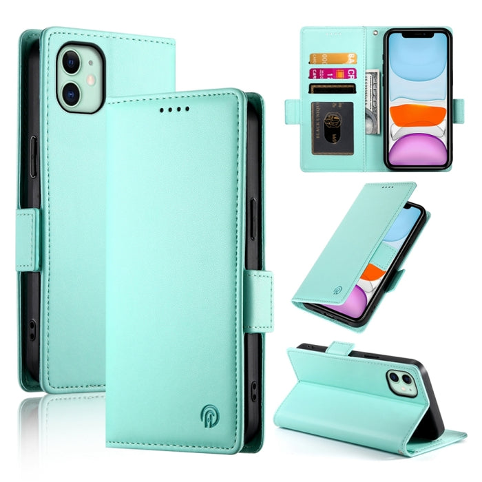Funda para teléfono de cuero esmerilado magnético con hebilla lateral, For iPhone 12 mini, For iPhone 11 Pro Max, For iPhone 11, For iPhone 11 Pro, For iPhone X / XS, For iPhone XR, For iPhone XS Max, For iPhone 8 Plus / 7 Plus