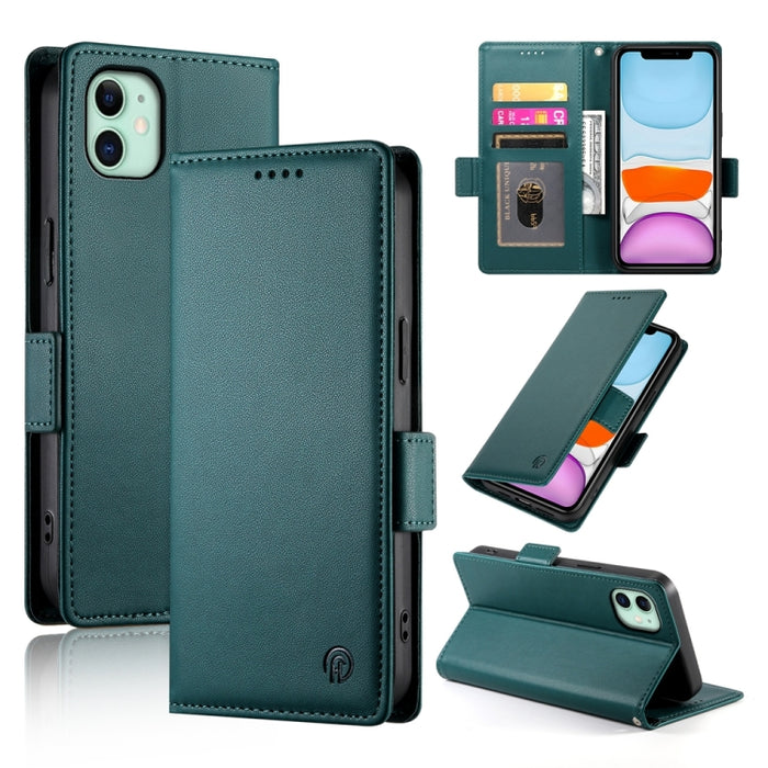 Funda para teléfono de cuero esmerilado magnético con hebilla lateral, For iPhone 12 mini, For iPhone 11 Pro Max, For iPhone 11, For iPhone 11 Pro, For iPhone X / XS, For iPhone XR, For iPhone XS Max, For iPhone 8 Plus / 7 Plus