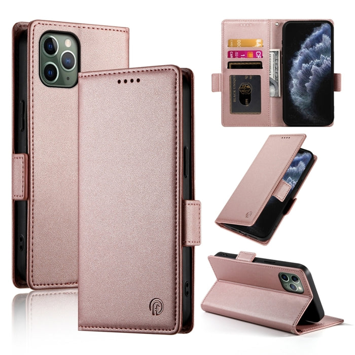 Funda para teléfono de cuero esmerilado magnético con hebilla lateral, For iPhone 12 mini, For iPhone 11 Pro Max, For iPhone 11, For iPhone 11 Pro, For iPhone X / XS, For iPhone XR, For iPhone XS Max, For iPhone 8 Plus / 7 Plus