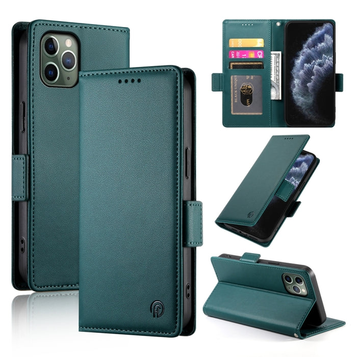 Funda para teléfono de cuero esmerilado magnético con hebilla lateral, For iPhone 12 mini, For iPhone 11 Pro Max, For iPhone 11, For iPhone 11 Pro, For iPhone X / XS, For iPhone XR, For iPhone XS Max, For iPhone 8 Plus / 7 Plus