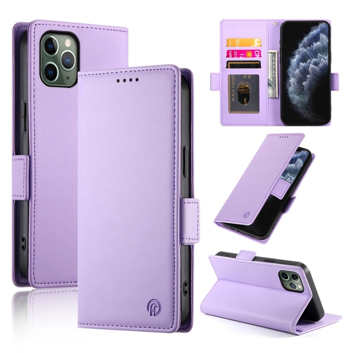 Funda para teléfono de cuero esmerilado magnético con hebilla lateral, For iPhone 12 mini, For iPhone 11 Pro Max, For iPhone 11, For iPhone 11 Pro, For iPhone X / XS, For iPhone XR, For iPhone XS Max, For iPhone 8 Plus / 7 Plus