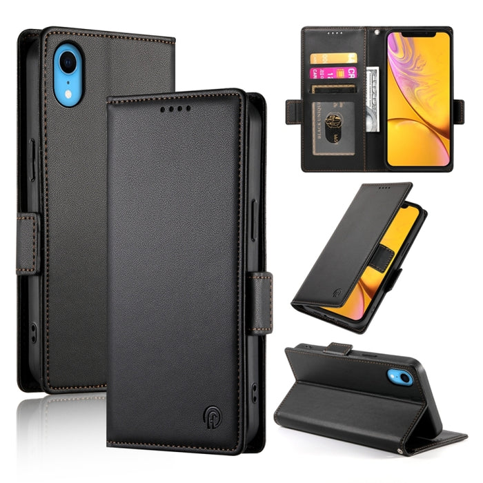 Funda para teléfono de cuero esmerilado magnético con hebilla lateral, For iPhone 12 mini, For iPhone 11 Pro Max, For iPhone 11, For iPhone 11 Pro, For iPhone X / XS, For iPhone XR, For iPhone XS Max, For iPhone 8 Plus / 7 Plus