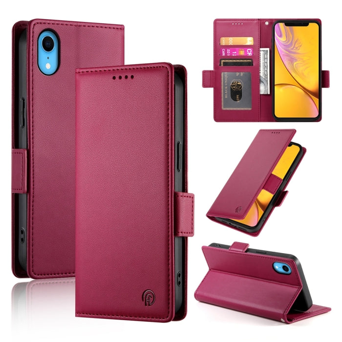 Funda para teléfono de cuero esmerilado magnético con hebilla lateral, For iPhone 12 mini, For iPhone 11 Pro Max, For iPhone 11, For iPhone 11 Pro, For iPhone X / XS, For iPhone XR, For iPhone XS Max, For iPhone 8 Plus / 7 Plus