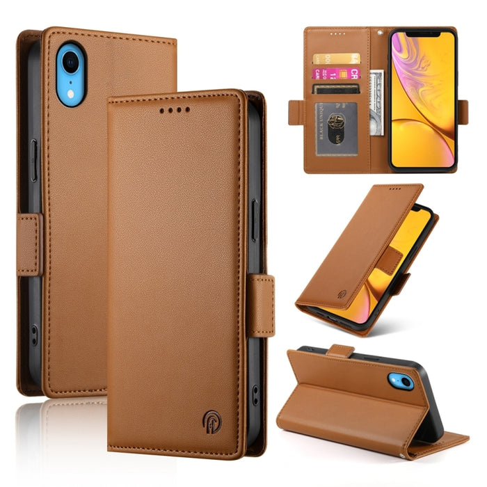 Funda para teléfono de cuero esmerilado magnético con hebilla lateral, For iPhone 12 mini, For iPhone 11 Pro Max, For iPhone 11, For iPhone 11 Pro, For iPhone X / XS, For iPhone XR, For iPhone XS Max, For iPhone 8 Plus / 7 Plus