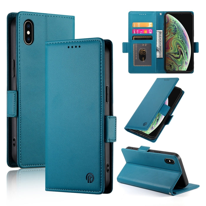 Funda para teléfono de cuero esmerilado magnético con hebilla lateral, For iPhone 12 mini, For iPhone 11 Pro Max, For iPhone 11, For iPhone 11 Pro, For iPhone X / XS, For iPhone XR, For iPhone XS Max, For iPhone 8 Plus / 7 Plus