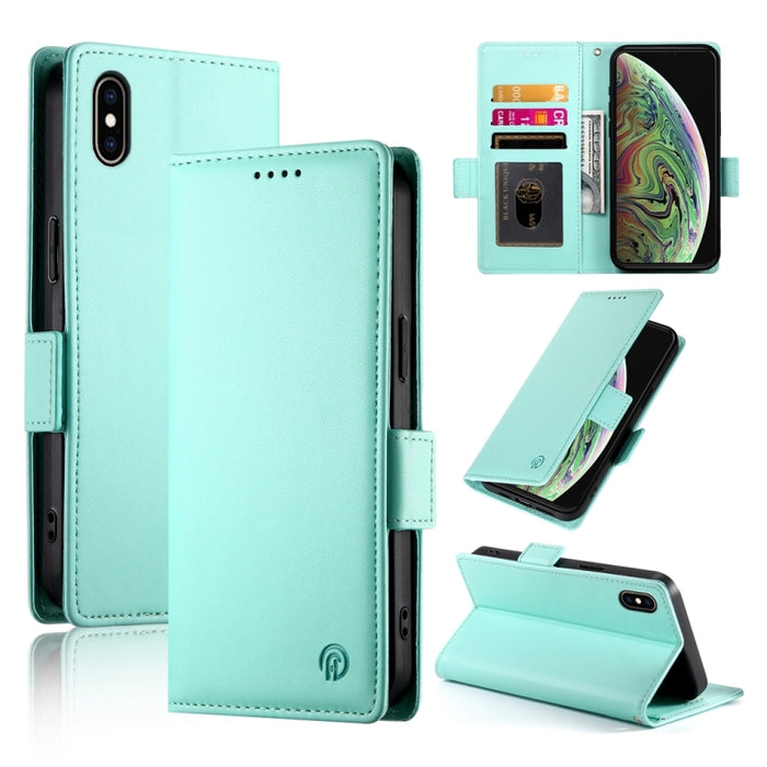 Funda para teléfono de cuero esmerilado magnético con hebilla lateral, For iPhone 12 mini, For iPhone 11 Pro Max, For iPhone 11, For iPhone 11 Pro, For iPhone X / XS, For iPhone XR, For iPhone XS Max, For iPhone 8 Plus / 7 Plus
