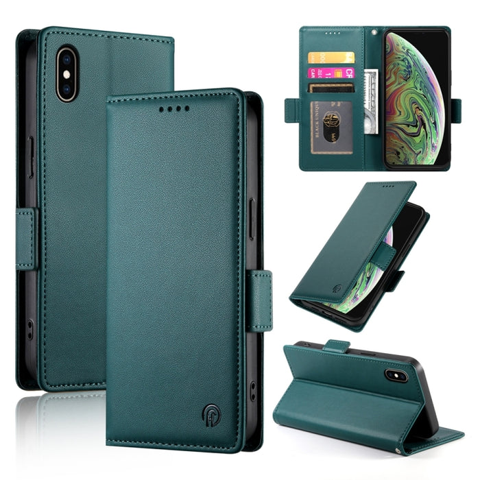 Funda para teléfono de cuero esmerilado magnético con hebilla lateral, For iPhone 12 mini, For iPhone 11 Pro Max, For iPhone 11, For iPhone 11 Pro, For iPhone X / XS, For iPhone XR, For iPhone XS Max, For iPhone 8 Plus / 7 Plus