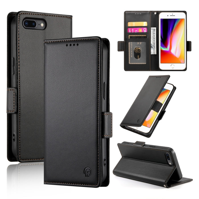 Funda para teléfono de cuero esmerilado magnético con hebilla lateral, For iPhone 12 mini, For iPhone 11 Pro Max, For iPhone 11, For iPhone 11 Pro, For iPhone X / XS, For iPhone XR, For iPhone XS Max, For iPhone 8 Plus / 7 Plus