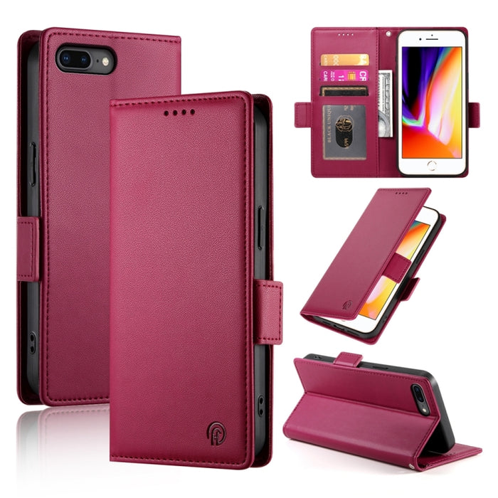Funda para teléfono de cuero esmerilado magnético con hebilla lateral, For iPhone 12 mini, For iPhone 11 Pro Max, For iPhone 11, For iPhone 11 Pro, For iPhone X / XS, For iPhone XR, For iPhone XS Max, For iPhone 8 Plus / 7 Plus