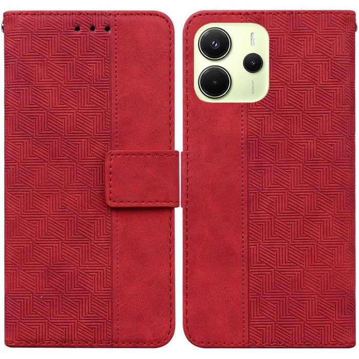 Funda para teléfono de cuero con relieve geométrico, For Redmi A7 Pro 4G / 5G 171mm / Poco C85x 5G, For Redmi Turbo 5 Max 5G / Poco X8 Pro Max 5G, For Redmi Turbo 5 5G / Poco X8 Pro 5G, For Redmi Note 15 Pro+ 5G 163.3mm / Poco M8 Pro 5G                ...