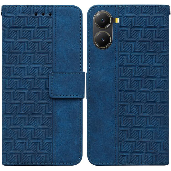 Funda para teléfono de cuero con relieve geométrico, For Redmi A7 Pro 4G / 5G 171mm / Poco C85x 5G, For Redmi Turbo 5 Max 5G / Poco X8 Pro Max 5G, For Redmi Turbo 5 5G / Poco X8 Pro 5G, For Redmi Note 15 Pro+ 5G 163.3mm / Poco M8 Pro 5G                ...