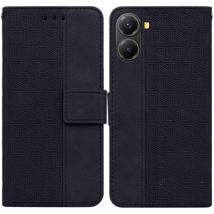 Funda para teléfono de cuero con relieve geométrico, For Redmi A7 Pro 4G / 5G 171mm / Poco C85x 5G, For Redmi Turbo 5 Max 5G / Poco X8 Pro Max 5G, For Redmi Turbo 5 5G / Poco X8 Pro 5G, For Redmi Note 15 Pro+ 5G 163.3mm / Poco M8 Pro 5G                ...