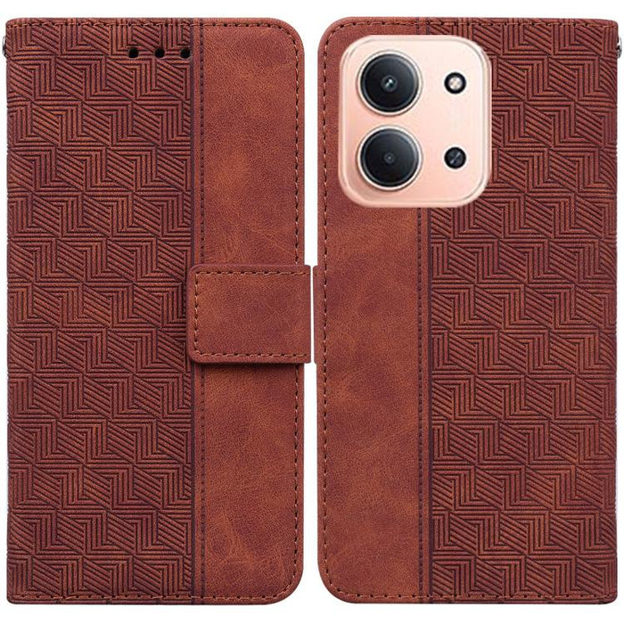 Funda para teléfono de cuero con relieve geométrico, For Redmi A7 Pro 4G / 5G 171mm / Poco C85x 5G, For Redmi Turbo 5 Max 5G / Poco X8 Pro Max 5G, For Redmi Turbo 5 5G / Poco X8 Pro 5G, For Redmi Note 15 Pro+ 5G 163.3mm / Poco M8 Pro 5G                ...