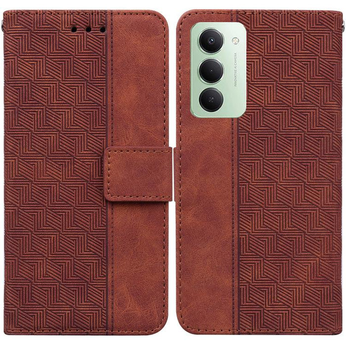 Funda para teléfono de cuero con relieve geométrico, For Redmi A7 Pro 4G / 5G 171mm / Poco C85x 5G, For Redmi Turbo 5 Max 5G / Poco X8 Pro Max 5G, For Redmi Turbo 5 5G / Poco X8 Pro 5G, For Redmi Note 15 Pro+ 5G 163.3mm / Poco M8 Pro 5G                ...