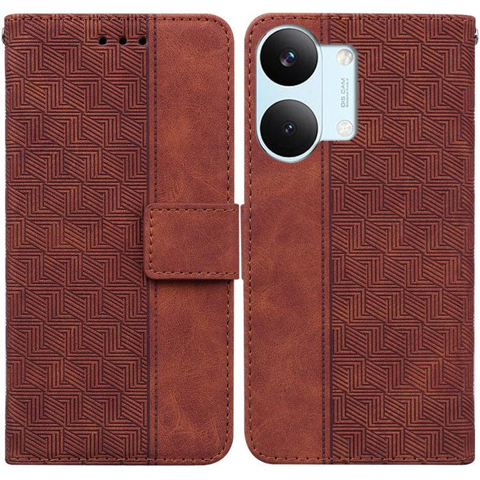 Funda para teléfono de cuero con relieve geométrico, For Redmi A7 Pro 4G / 5G 171mm / Poco C85x 5G, For Redmi Turbo 5 Max 5G / Poco X8 Pro Max 5G, For Redmi Turbo 5 5G / Poco X8 Pro 5G, For Redmi Note 15 Pro+ 5G 163.3mm / Poco M8 Pro 5G                ...