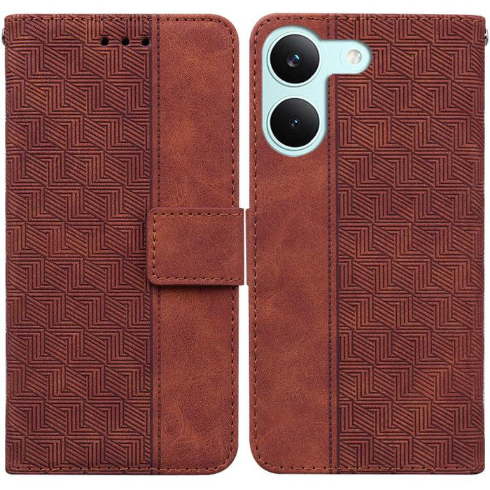 Funda para teléfono de cuero con relieve geométrico, For Redmi A7 Pro 4G / 5G 171mm / Poco C85x 5G, For Redmi Turbo 5 Max 5G / Poco X8 Pro Max 5G, For Redmi Turbo 5 5G / Poco X8 Pro 5G, For Redmi Note 15 Pro+ 5G 163.3mm / Poco M8 Pro 5G                ...