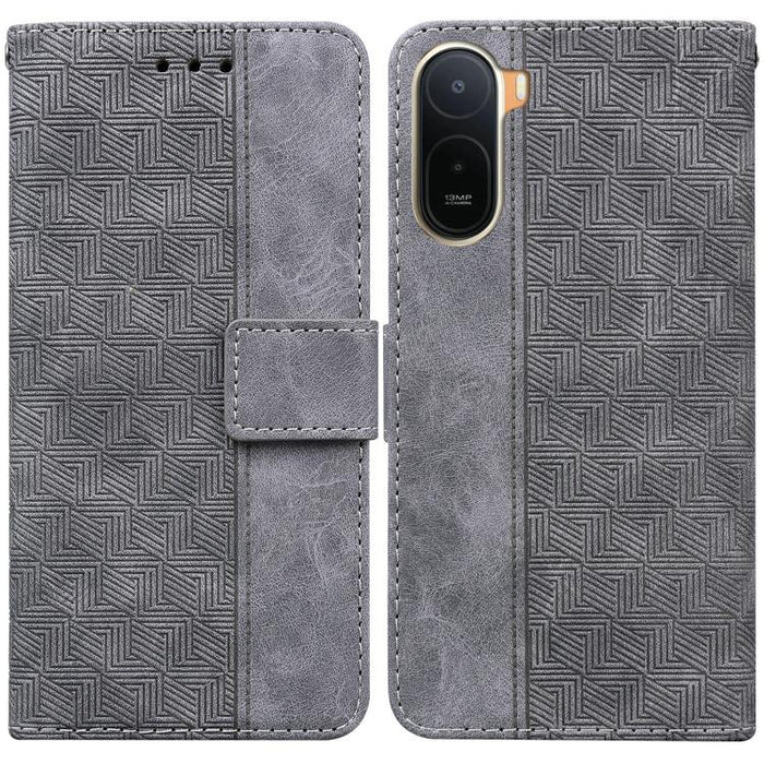 Funda para teléfono de cuero con relieve geométrico, For Redmi A7 Pro 4G / 5G 171mm / Poco C85x 5G, For Redmi Turbo 5 Max 5G / Poco X8 Pro Max 5G, For Redmi Turbo 5 5G / Poco X8 Pro 5G, For Redmi Note 15 Pro+ 5G 163.3mm / Poco M8 Pro 5G                ...