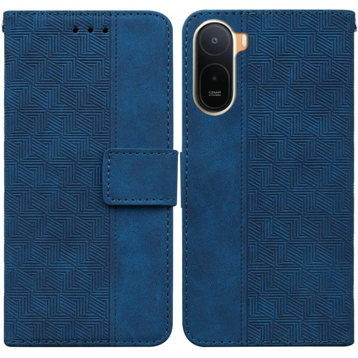 Funda para teléfono de cuero con relieve geométrico, For Redmi A7 Pro 4G / 5G 171mm / Poco C85x 5G, For Redmi Turbo 5 Max 5G / Poco X8 Pro Max 5G, For Redmi Turbo 5 5G / Poco X8 Pro 5G, For Redmi Note 15 Pro+ 5G 163.3mm / Poco M8 Pro 5G                ...