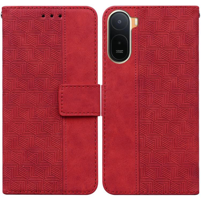 Funda para teléfono de cuero con relieve geométrico, For Redmi A7 Pro 4G / 5G 171mm / Poco C85x 5G, For Redmi Turbo 5 Max 5G / Poco X8 Pro Max 5G, For Redmi Turbo 5 5G / Poco X8 Pro 5G, For Redmi Note 15 Pro+ 5G 163.3mm / Poco M8 Pro 5G                ...