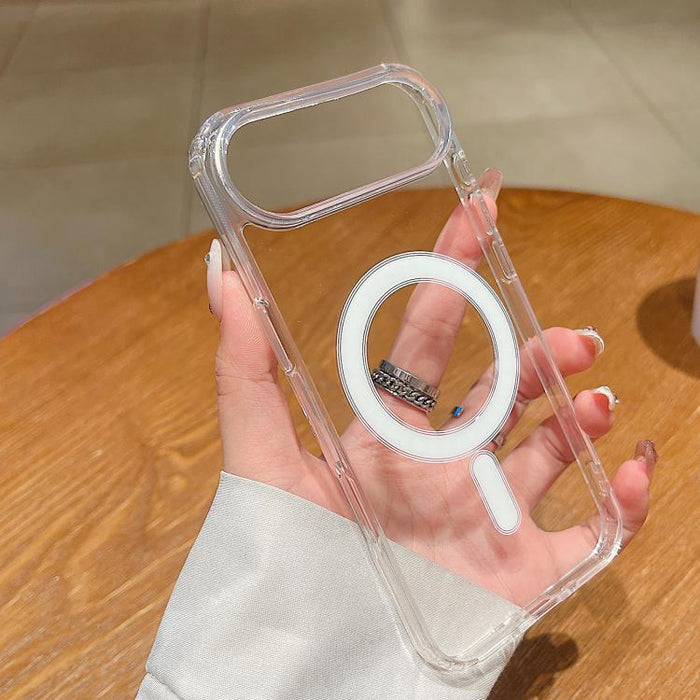 Estuche magnético de acrílico transparente de TPU MagSafe, For iPhone 17 Pro Max, For iPhone 17 Pro, For iPhone 17, For iPhone Air, For iPhone 16 Pro Max, For iPhone 16 Pro, For iPhone 16 Plus, For iPhone 16