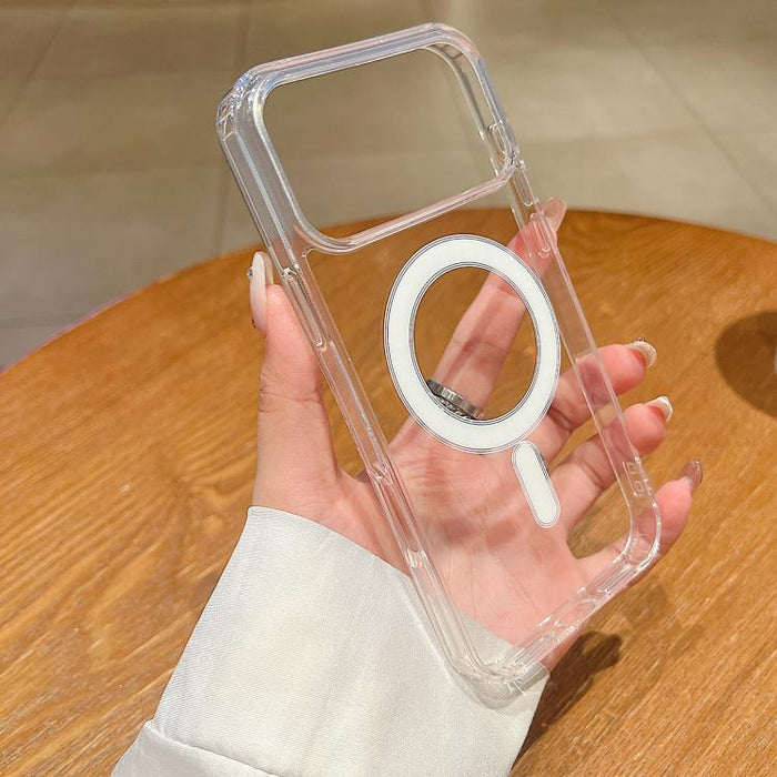 Estuche magnético de acrílico transparente de TPU MagSafe, For iPhone 17 Pro Max, For iPhone 17 Pro, For iPhone 17, For iPhone Air, For iPhone 16 Pro Max, For iPhone 16 Pro, For iPhone 16 Plus, For iPhone 16