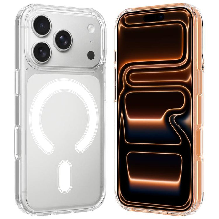 Estuche magnético de acrílico transparente de TPU MagSafe, For iPhone 17 Pro Max, For iPhone 17 Pro, For iPhone 17, For iPhone Air, For iPhone 16 Pro Max, For iPhone 16 Pro, For iPhone 16 Plus, For iPhone 16