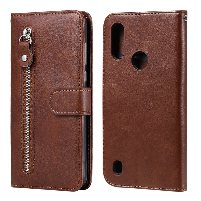 Funda de cuero con tapa horizontal y cremallera con textura de becerro a la moda con soporte y ranuras para tarjetas y función de billetera, For Motorola Moto E6s (2020), For Motorola Moto G8 Power Lite, For OPPO Reno3 Pro / Find X2 Neo                ...