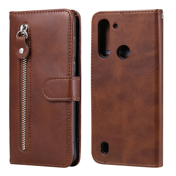 Funda de cuero con tapa horizontal y cremallera con textura de becerro a la moda con soporte y ranuras para tarjetas y función de billetera, For Motorola Moto E6s (2020), For Motorola Moto G8 Power Lite, For OPPO Reno3 Pro / Find X2 Neo                ...