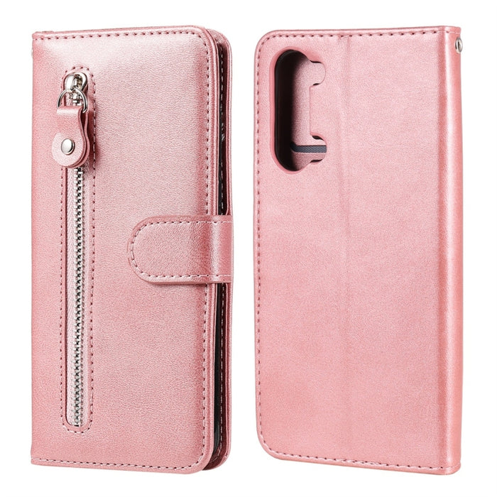 Funda de cuero con tapa horizontal y cremallera con textura de becerro a la moda con soporte y ranuras para tarjetas y función de billetera, For Motorola Moto E6s (2020), For Motorola Moto G8 Power Lite, For OPPO Reno3 Pro / Find X2 Neo                ...