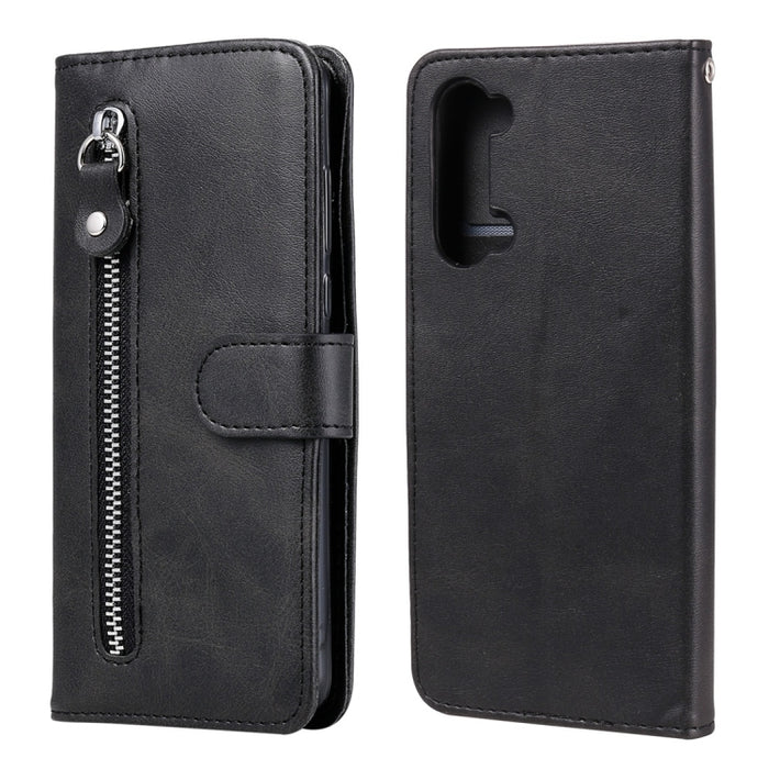 Funda de cuero con tapa horizontal y cremallera con textura de becerro a la moda con soporte y ranuras para tarjetas y función de billetera, For Motorola Moto E6s (2020), For Motorola Moto G8 Power Lite, For OPPO Reno3 Pro / Find X2 Neo                ...