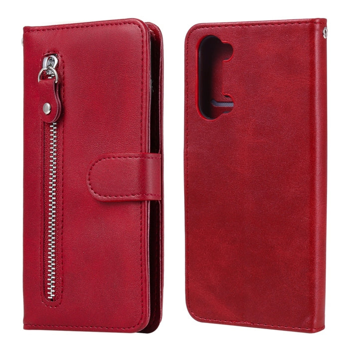 Funda de cuero con tapa horizontal y cremallera con textura de becerro a la moda con soporte y ranuras para tarjetas y función de billetera, For Motorola Moto E6s (2020), For Motorola Moto G8 Power Lite, For OPPO Reno3 Pro / Find X2 Neo                ...