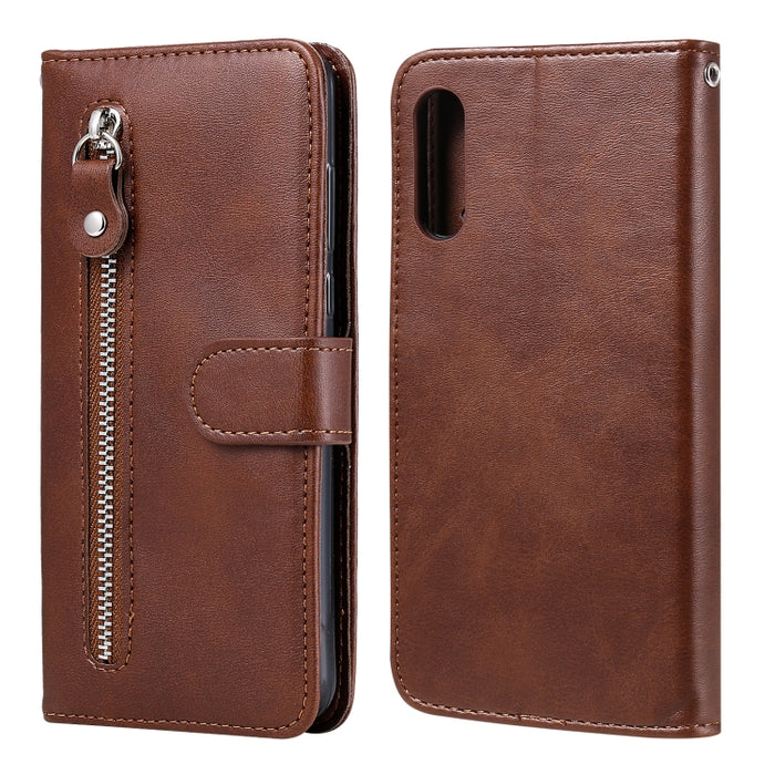 Funda de cuero con tapa horizontal y cremallera con textura de becerro a la moda con soporte y ranuras para tarjetas y función de billetera, For Motorola Moto E6s (2020), For Motorola Moto G8 Power Lite, For OPPO Reno3 Pro / Find X2 Neo                ...
