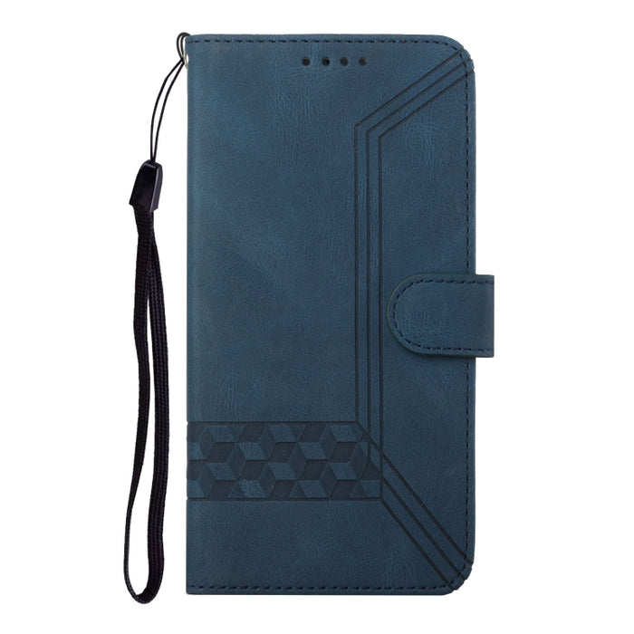 Funda de teléfono de cuero con tapa y sensación de piel cúbica, For Redmi 13 4G, For Redmi Turbo 3 / Poco F6, For Redmi Note 13R Pro / Poco X6 Neo, For Redmi Note 12 Turbo / Poco F5