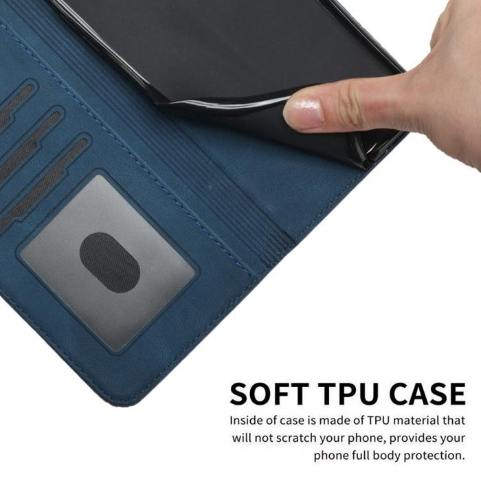 Funda de teléfono de cuero con tapa y sensación de piel cúbica, For Redmi 13 4G, For Redmi Turbo 3 / Poco F6, For Redmi Note 13R Pro / Poco X6 Neo, For Redmi Note 12 Turbo / Poco F5
