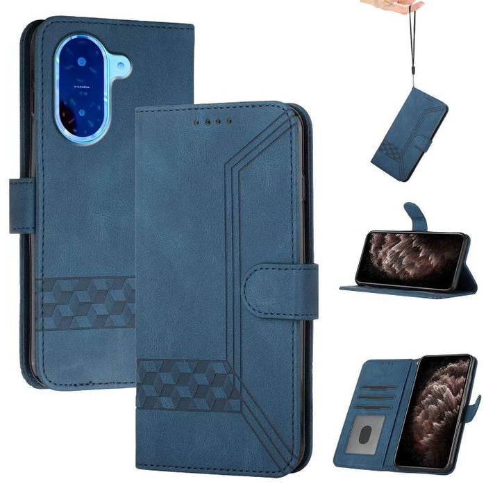 Funda de teléfono de cuero con tapa y sensación de piel cúbica, For Redmi A7 Pro 171mm / Poco C85x 5G, For Redmi Turbo 5 Max / Poco X8 Pro Max, For Redmi Turbo 5 5G / Poco X8 Pro 5G, For Redmi Note 15 4G / 5G 164mm / Poco M8 5G                         ...