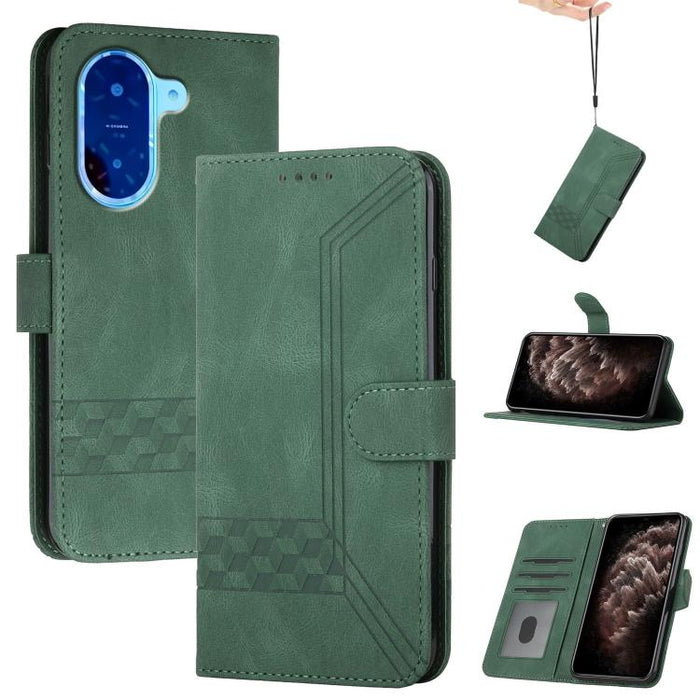 Funda de teléfono de cuero con tapa y sensación de piel cúbica, For Redmi A7 Pro 171mm / Poco C85x 5G, For Redmi Turbo 5 Max / Poco X8 Pro Max, For Redmi Turbo 5 5G / Poco X8 Pro 5G, For Redmi Note 15 4G / 5G 164mm / Poco M8 5G                         ...