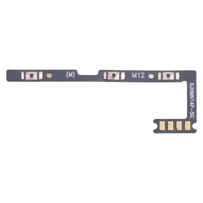 Cable flexible de botón de encendido y volumen OEM, For Xiaomi Redmi Turbo 4, For Xiaomi Poco X7 Pro, For Xiaomi Redmi Note 14 5G / Poco M7 Pro 5G, For Xiaomi Redmi K80 Pro, For Xiaomi Redmi K80, For Xiaomi Redmi Note 14 Pro 4G�������������������������...