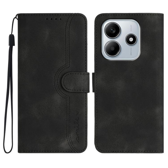 Funda de teléfono de cuero con sensación de piel y patrón de corazón, For Redmi A7 Pro 171mm / Poco C85x 5G, For Redmi Turbo 5 Max / Poco X8 Pro Max, For Redmi Turbo 5 5G / Poco X8 Pro 5G, For Redmi Note 15 4G / 5G 164mm / Poco M8 5G                   ...