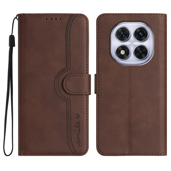 Funda de teléfono de cuero con sensación de piel y patrón de corazón, For Redmi A7 Pro 171mm / Poco C85x 5G, For Redmi Turbo 5 Max / Poco X8 Pro Max, For Redmi Turbo 5 5G / Poco X8 Pro 5G, For Redmi Note 15 4G / 5G 164mm / Poco M8 5G                   ...